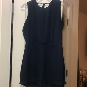 Navy Blue Romper